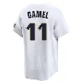 Men's No.11 Ben Gamel Houston Astros White Limited Throwback Cooperstown Collection Jersey