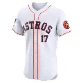 Men's No.17 Victor Caratini Houston Astros White Elite Home Patch Jersey