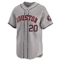 Men's No.20 Cesar Geronimo Houston Astros Gray Limited Away Jersey