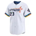 Men's No.23 Michael Brantley Houston Astros White Limited 2025 City Connect Jersey