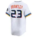 Men's No.23 Michael Brantley Houston Astros White Limited 2025 City Connect Jersey