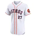 Men's No.27 Bob Watson Houston Astros White Elite Home Jersey