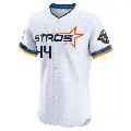 Men's No.44 Yordan Alvarez Houston Astros White Elite 2025 City Connect Jersey