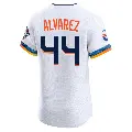 Men's No.44 Yordan Alvarez Houston Astros White Elite 2025 City Connect Jersey