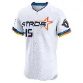 Men's No.45 Carlos Lee Houston Astros White Elite 2025 City Connect Jersey