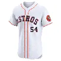 Men's No.54 Jason Alexander Houston Astros White Elite Home Jersey