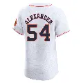 Men's No.54 Jason Alexander Houston Astros White Elite Home Jersey