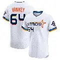 Men's No.64 Logan VanWey Houston Astros White Elite 2025 City Connect Jersey