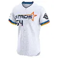 Men's No.64 Logan VanWey Houston Astros White Elite 2025 City Connect Jersey