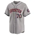 Men's No.70 Andre Scrubb Houston Astros Gray Limited Away Jersey