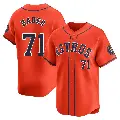Men's No.71 Josh Hader Houston Astros Orange Limited Alternate Jersey