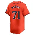 Men's No.71 Josh Hader Houston Astros Orange Limited Alternate Jersey