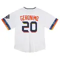 Toddler No.20 Cesar Geronimo Houston Astros White Limited 2025 City Connect Jersey