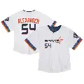 Toddler No.54 Jason Alexander Houston Astros White Limited 2025 City Connect Jersey