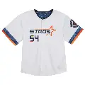 Toddler No.54 Jason Alexander Houston Astros White Limited 2025 City Connect Jersey
