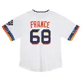Toddler No.68 J.P. France Houston Astros White Limited 2025 City Connect Jersey