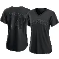 Women's No.14 Mauricio Dubon Houston Astros Black Replica Pitch Fashion Jersey