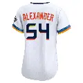 Women's No.54 Jason Alexander Houston Astros White Limited 2025 City Connect Jersey