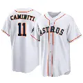 Youth No.11 Ken Caminiti Houston Astros White Replica 2022 World Series Home Jersey