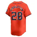 Youth No.28 Jon Singleton Houston Astros Orange Limited Alternate Jersey