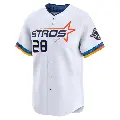 Youth No.28 Jon Singleton Houston Astros White Limited 2025 City Connect Jersey