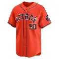 Youth No.50 J.R. Richard Houston Astros Orange Limited Alternate Jersey