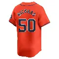 Youth No.50 J.R. Richard Houston Astros Orange Limited Alternate Jersey