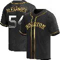 Youth No.54 Jason Alexander Houston Astros Gold Replica Black en Alternate Jersey