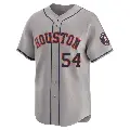 Youth No.54 Jason Alexander Houston Astros Gray Limited Away Jersey