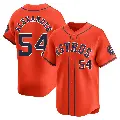 Youth No.54 Jason Alexander Houston Astros Orange Limited Alternate Jersey