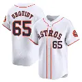 Youth No.65 Jose Urquidy Houston Astros White Limited Home Jersey
