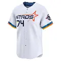 Youth No.74 Bryan King Houston Astros White Limited 2025 City Connect Jersey