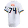 Youth No.74 Bryan King Houston Astros White Limited 2025 City Connect Jersey